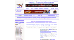 Desktop Screenshot of christianhomeschoolers.com